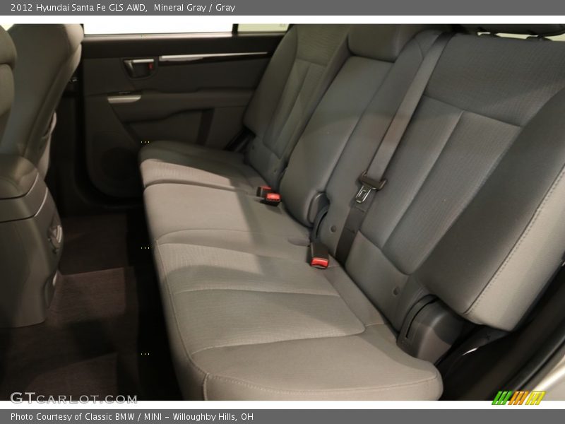 Mineral Gray / Gray 2012 Hyundai Santa Fe GLS AWD