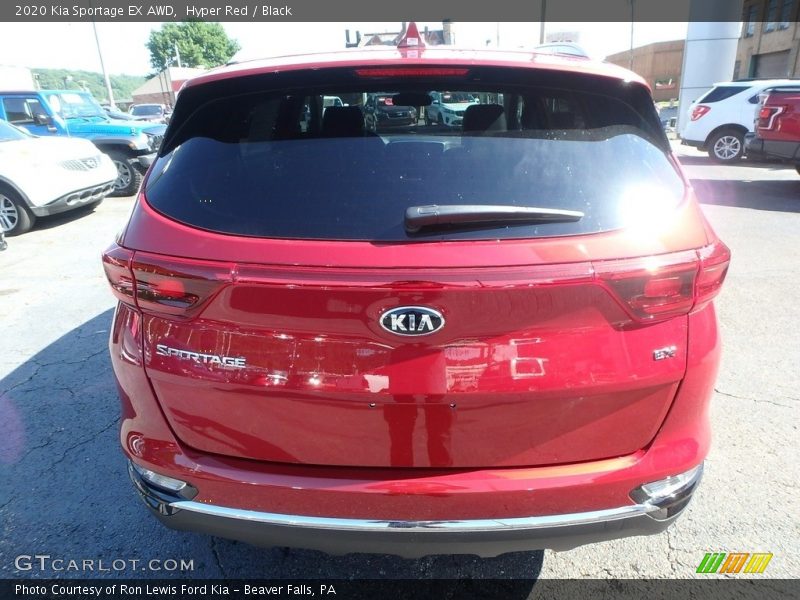 Hyper Red / Black 2020 Kia Sportage EX AWD