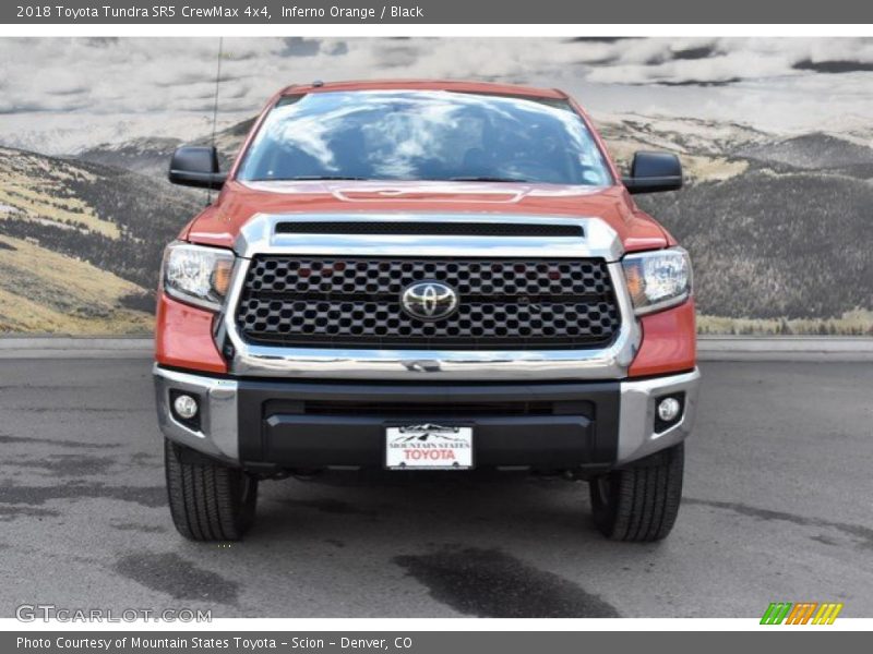 Inferno Orange / Black 2018 Toyota Tundra SR5 CrewMax 4x4