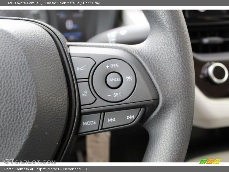 Classic Silver Metallic / Light Gray 2020 Toyota Corolla L