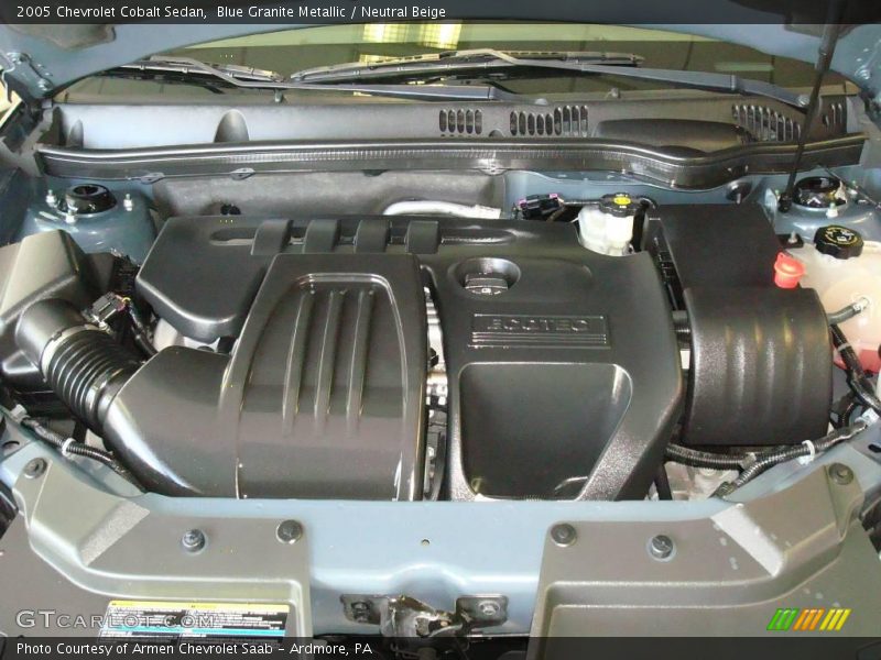 Blue Granite Metallic / Neutral Beige 2005 Chevrolet Cobalt Sedan