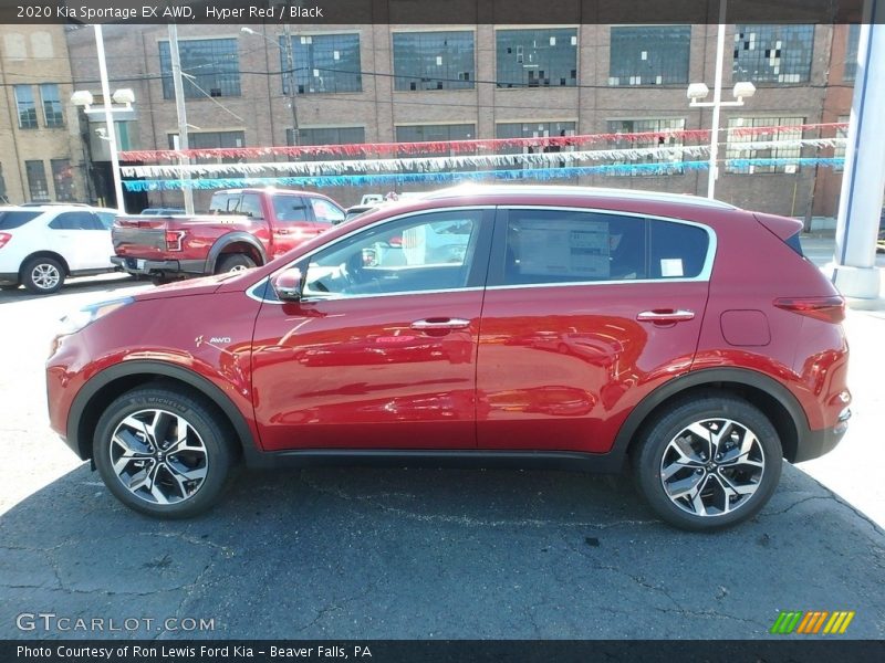 Hyper Red / Black 2020 Kia Sportage EX AWD