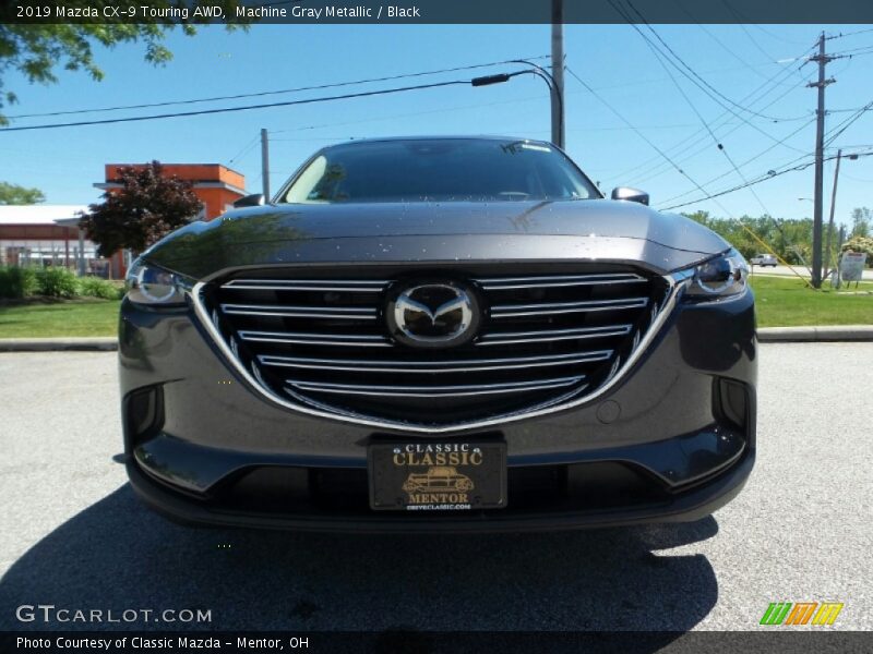 Machine Gray Metallic / Black 2019 Mazda CX-9 Touring AWD