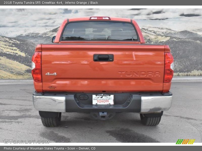Inferno Orange / Black 2018 Toyota Tundra SR5 CrewMax 4x4
