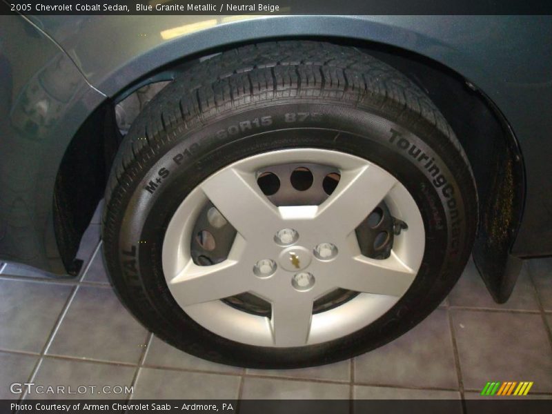 Blue Granite Metallic / Neutral Beige 2005 Chevrolet Cobalt Sedan