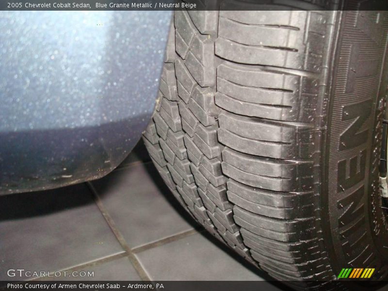 Blue Granite Metallic / Neutral Beige 2005 Chevrolet Cobalt Sedan