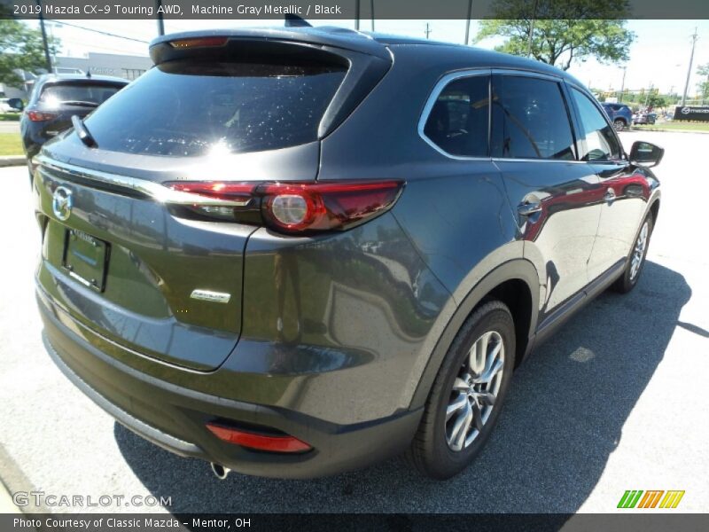 Machine Gray Metallic / Black 2019 Mazda CX-9 Touring AWD