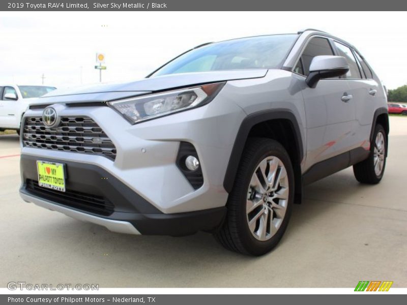 Silver Sky Metallic / Black 2019 Toyota RAV4 Limited