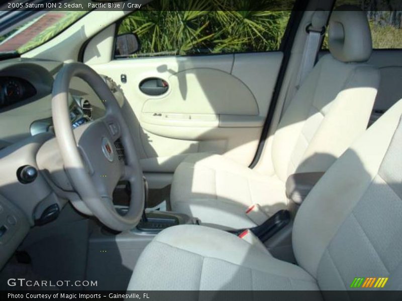Pacific Blue / Gray 2005 Saturn ION 2 Sedan