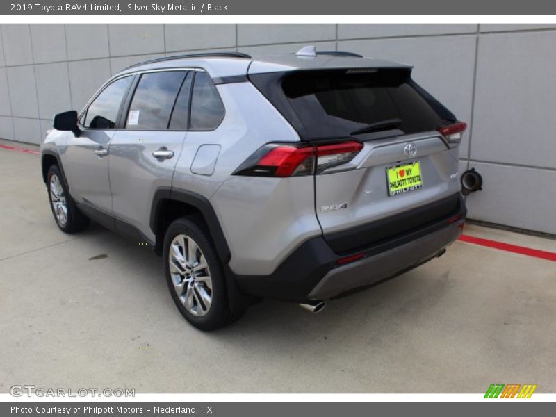 Silver Sky Metallic / Black 2019 Toyota RAV4 Limited