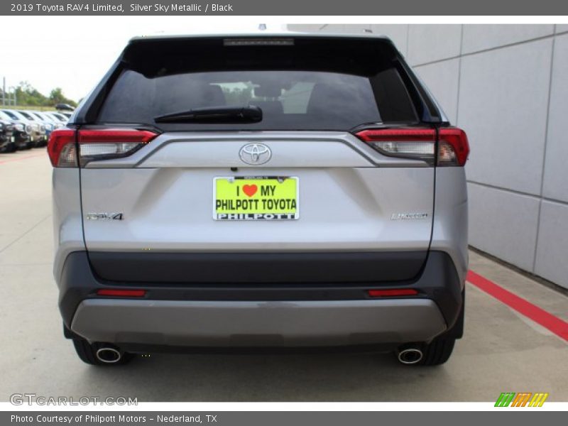 Silver Sky Metallic / Black 2019 Toyota RAV4 Limited
