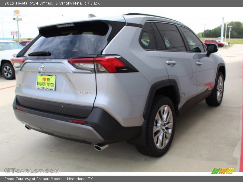 Silver Sky Metallic / Black 2019 Toyota RAV4 Limited