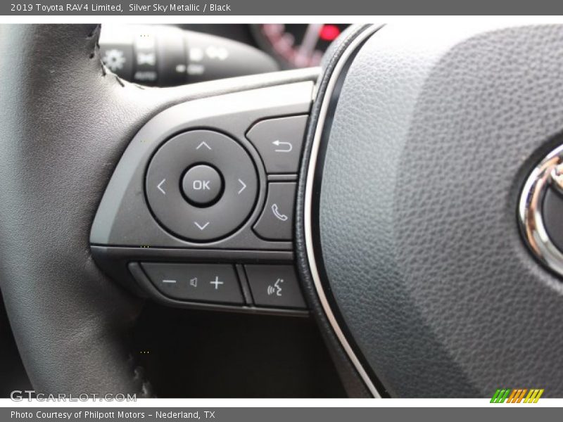 Silver Sky Metallic / Black 2019 Toyota RAV4 Limited