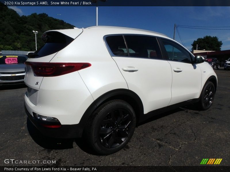 Snow White Pearl / Black 2020 Kia Sportage S AWD