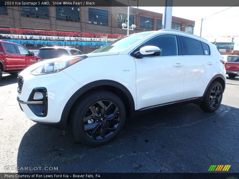 Snow White Pearl / Black 2020 Kia Sportage S AWD