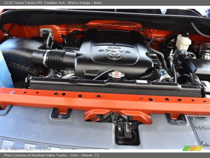 Inferno Orange / Black 2018 Toyota Tundra SR5 CrewMax 4x4