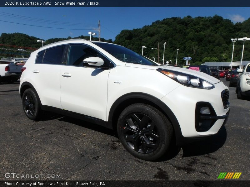 Snow White Pearl / Black 2020 Kia Sportage S AWD