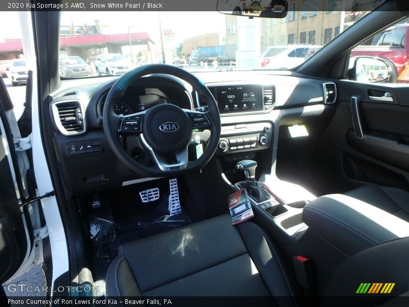 Snow White Pearl / Black 2020 Kia Sportage S AWD