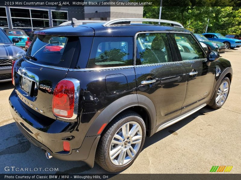 Midnight Black / Satellite Gray Lounge Leather 2019 Mini Countryman Cooper S All4