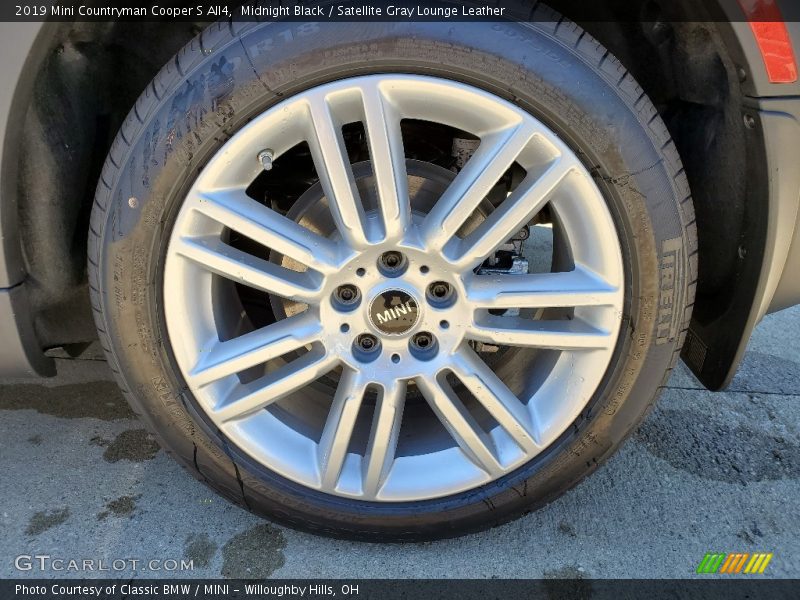Midnight Black / Satellite Gray Lounge Leather 2019 Mini Countryman Cooper S All4