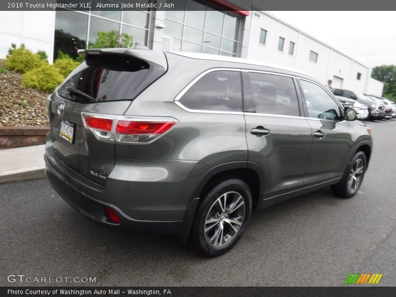 Alumina Jade Metallic / Ash 2016 Toyota Highlander XLE