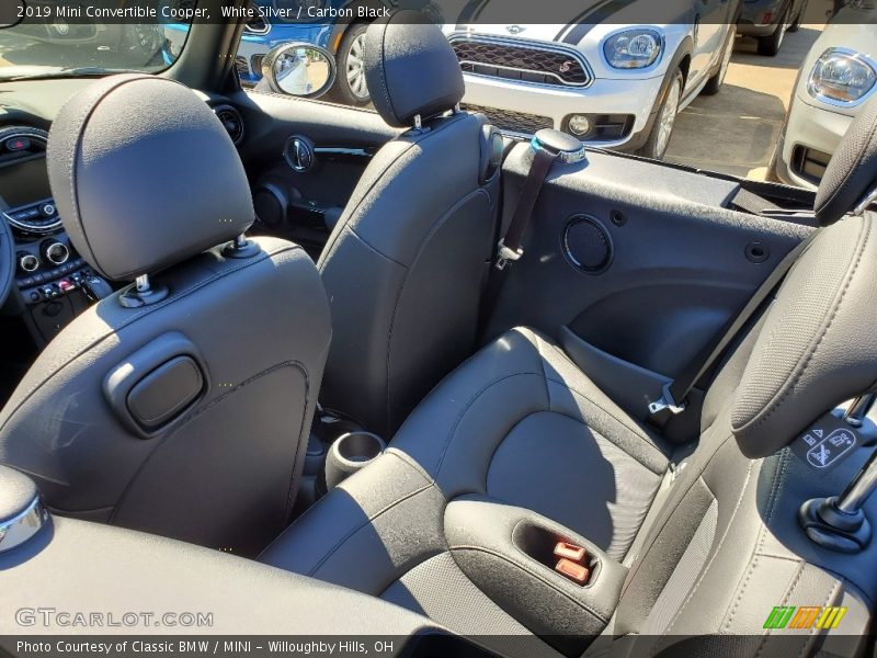 White Silver / Carbon Black 2019 Mini Convertible Cooper