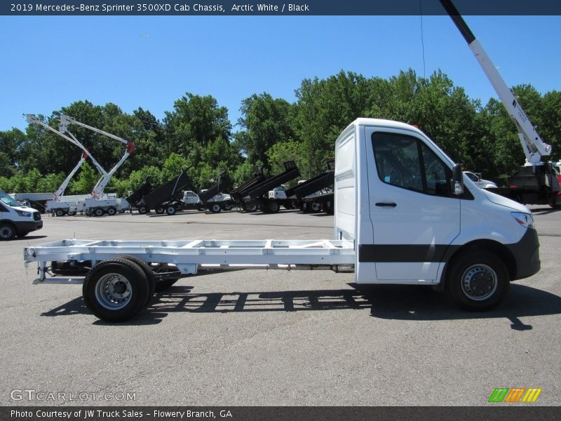 Arctic White / Black 2019 Mercedes-Benz Sprinter 3500XD Cab Chassis