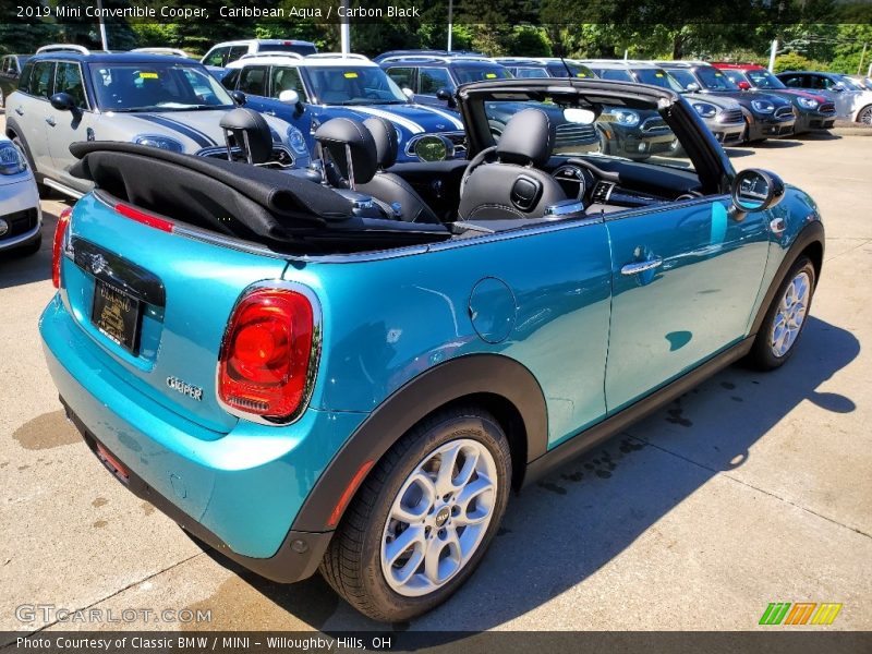 Caribbean Aqua / Carbon Black 2019 Mini Convertible Cooper