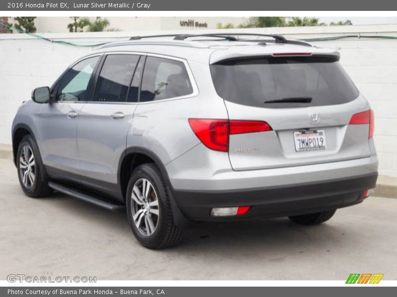Lunar Silver Metallic / Gray 2016 Honda Pilot EX