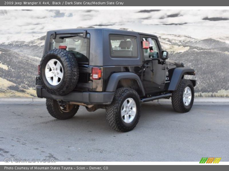 Black / Dark Slate Gray/Medium Slate Gray 2009 Jeep Wrangler X 4x4