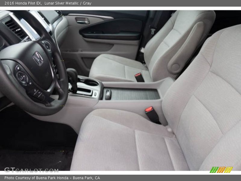 Lunar Silver Metallic / Gray 2016 Honda Pilot EX