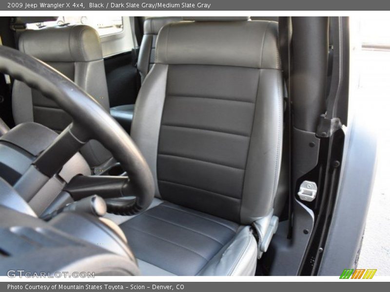Black / Dark Slate Gray/Medium Slate Gray 2009 Jeep Wrangler X 4x4