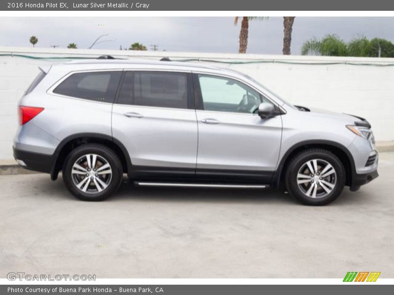 Lunar Silver Metallic / Gray 2016 Honda Pilot EX