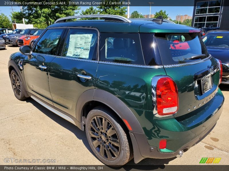 British Racing Green II / Carbon Black 2019 Mini Countryman Cooper S All4