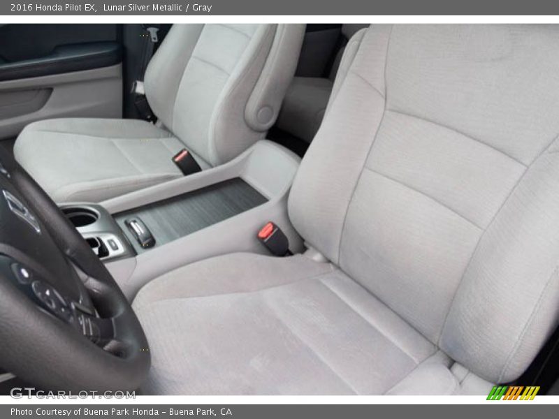 Lunar Silver Metallic / Gray 2016 Honda Pilot EX