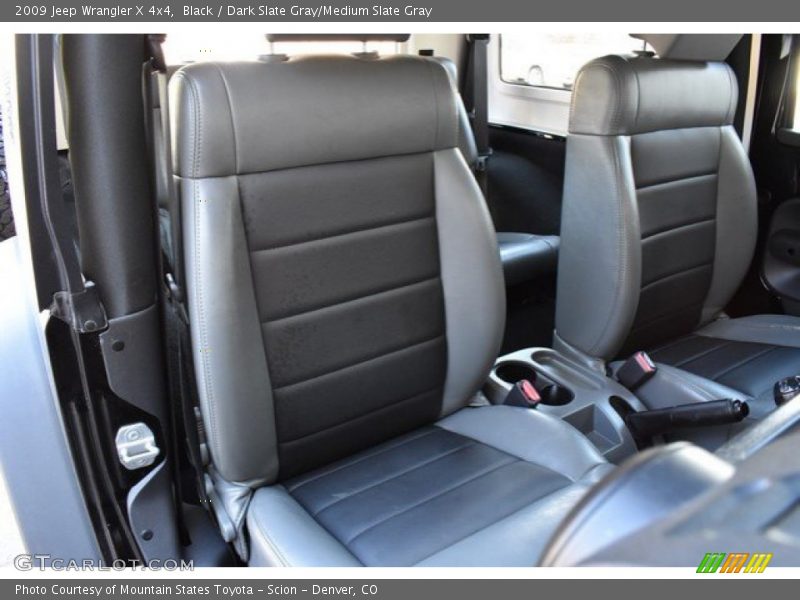 Black / Dark Slate Gray/Medium Slate Gray 2009 Jeep Wrangler X 4x4