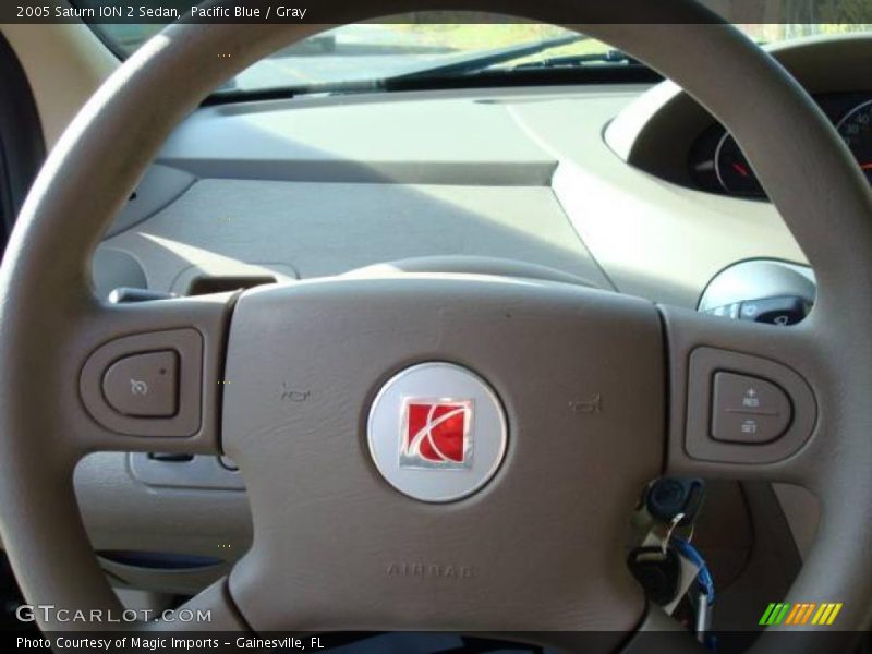 Pacific Blue / Gray 2005 Saturn ION 2 Sedan