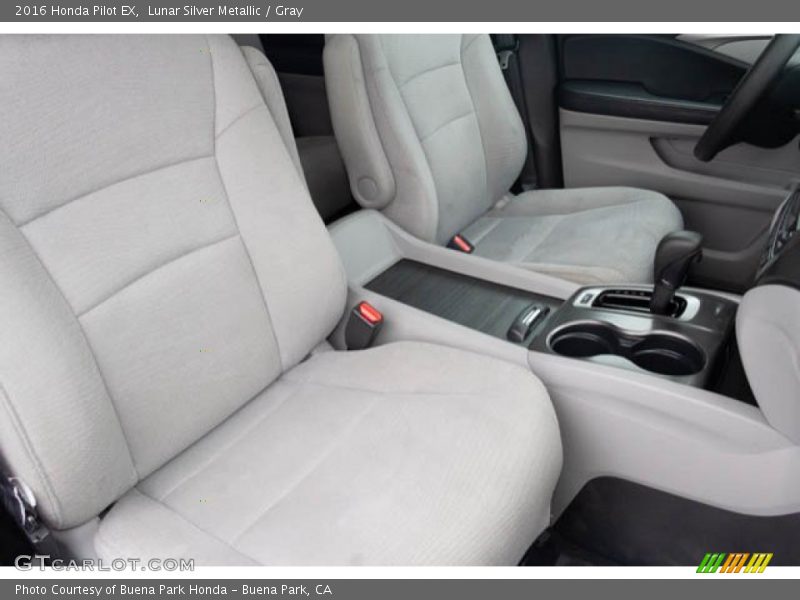 Lunar Silver Metallic / Gray 2016 Honda Pilot EX
