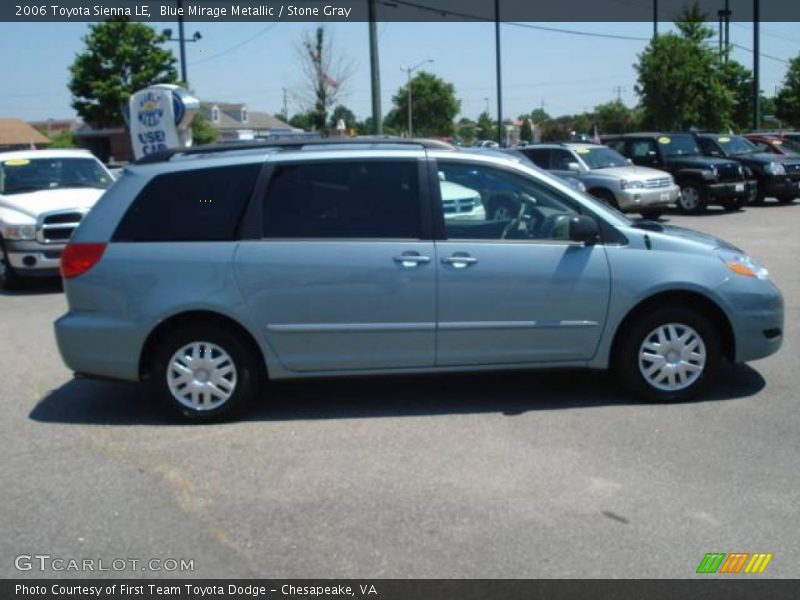 Blue Mirage Metallic / Stone Gray 2006 Toyota Sienna LE
