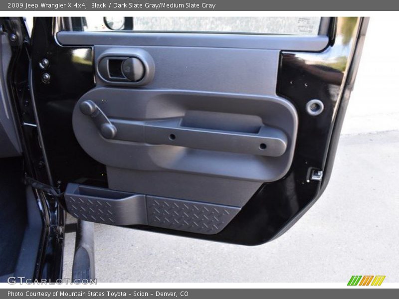 Black / Dark Slate Gray/Medium Slate Gray 2009 Jeep Wrangler X 4x4
