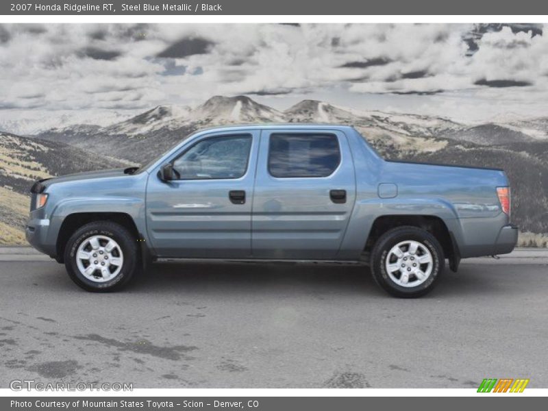 Steel Blue Metallic / Black 2007 Honda Ridgeline RT