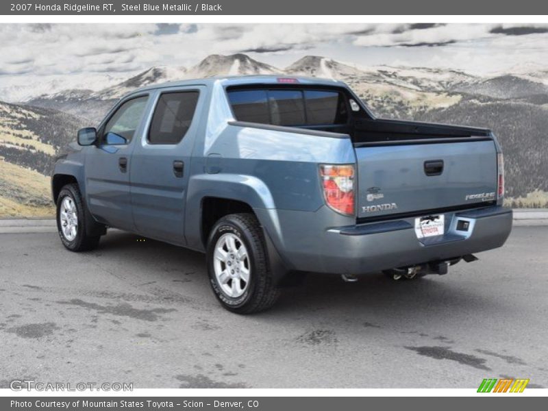 Steel Blue Metallic / Black 2007 Honda Ridgeline RT