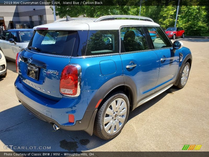 Island Blue / Carbon Black 2019 Mini Countryman Cooper S All4