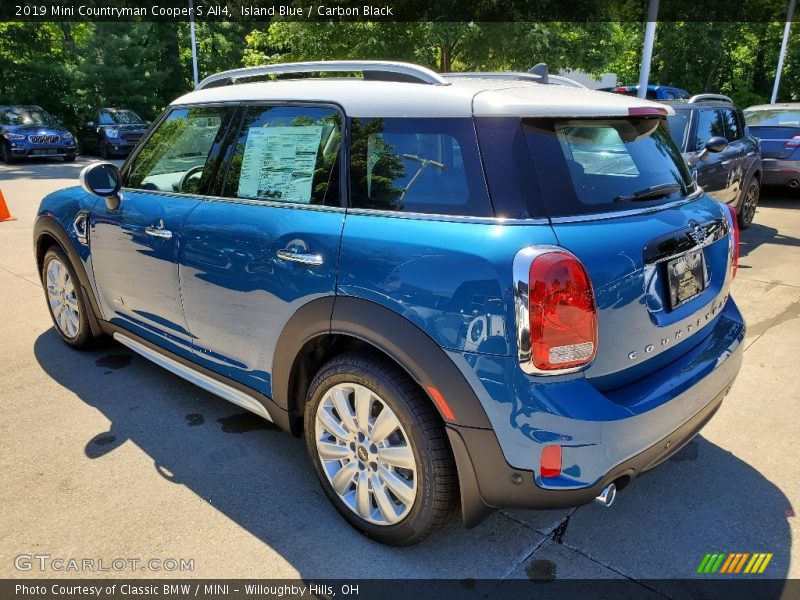 Island Blue / Carbon Black 2019 Mini Countryman Cooper S All4