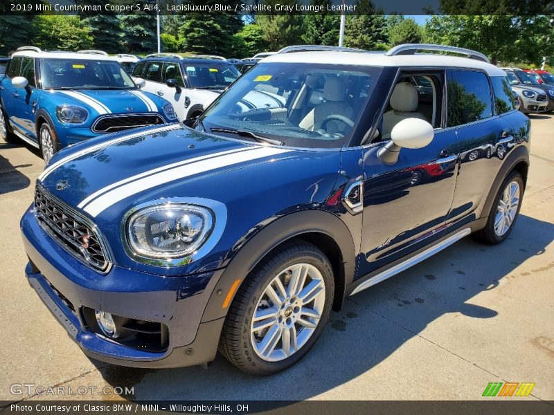 Lapisluxury Blue / Satellite Gray Lounge Leather 2019 Mini Countryman Cooper S All4