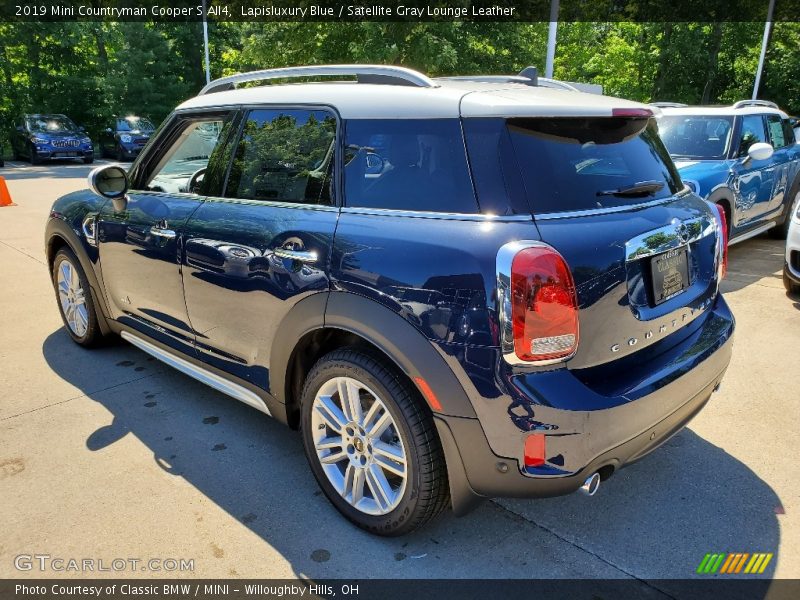 Lapisluxury Blue / Satellite Gray Lounge Leather 2019 Mini Countryman Cooper S All4