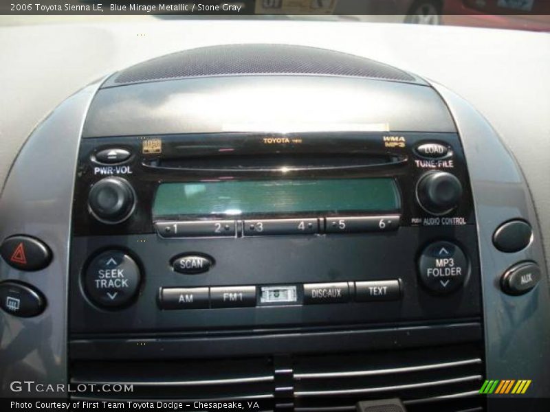 Blue Mirage Metallic / Stone Gray 2006 Toyota Sienna LE