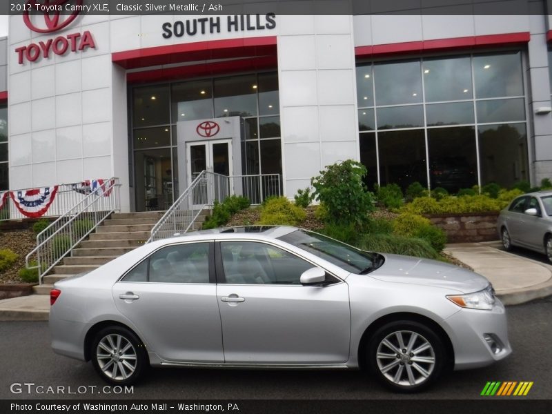 Classic Silver Metallic / Ash 2012 Toyota Camry XLE
