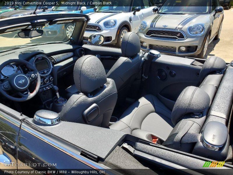 Midnight Black / Carbon Black 2019 Mini Convertible Cooper S
