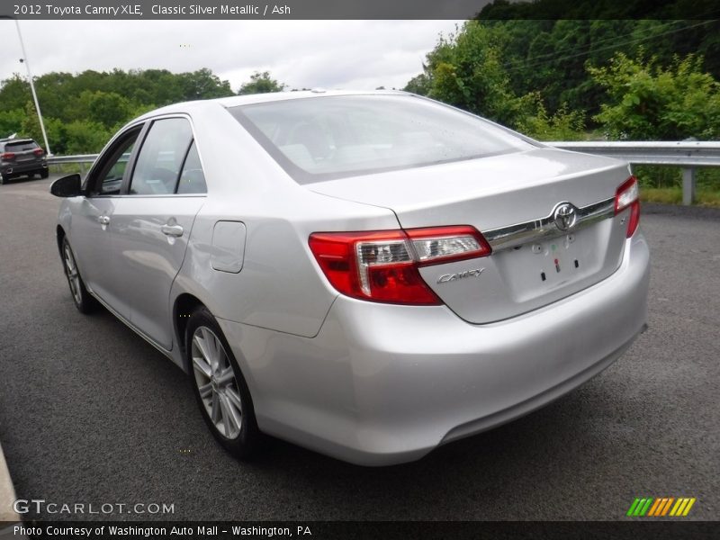 Classic Silver Metallic / Ash 2012 Toyota Camry XLE
